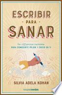 Libro Escribir Para Sanar