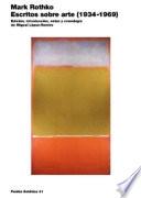 Libro Escritos sobre arte (1934-1969)