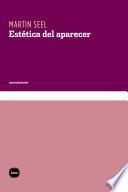 Libro Estética del aparecer