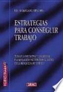 Libro Estrategias para conseguir trabajo