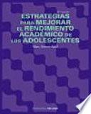 Libro Estrategias para mejorar el rendimiento académico de los adolescentes