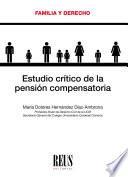 Libro Estudio crítico de la pensión compensatoria