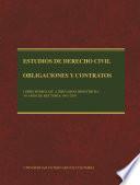 Libro Estudios de Derecho Civil: obligaciones y contratos, tomos III