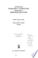 Libro Estudios de folklore y literatura