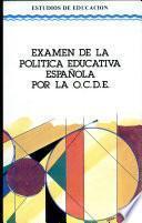 Libro Examen de la política educativa española por la O.C.D.E.