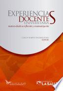 Libro Experiencias docentes universitarias