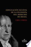 Libro Explicación sucinta de la filosofía del derecho de Hegel
