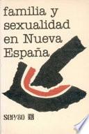 Libro Familia y sexualidad en Nueva España