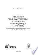 Libro Fernando El de Antequera y Leonor de Alburquerque (1374-1435)