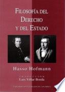Libro Filosofía del derecho y del estado