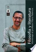 Libro Filosofía y literatura, volumen 2