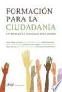 Libro Formación para la ciudadanía