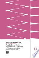 Libro Fray Pedro de Gante. Espiritualidad y sabiduría en tiempos de misión