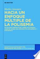 Libro Hacia un enfoque múltiple de la polisemia