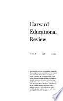 Libro Harvard Educational Review