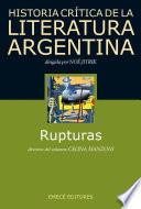 Libro Hist. Crit. Lit. Arg. T.7- Rupturas