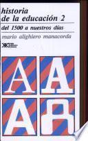 Libro Historia de la educación