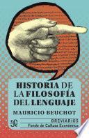 Libro Historia de la filosofía del lenguaje