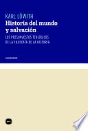 Libro Historia del mundo y salvación