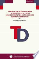 Libro Identificación de cianobacterias y optimización de su cultivo para restaurar la biocostra en suelos semiáridos degradados