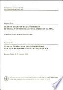 Libro Informe de la cuarta reunion de la Comision de Pesca Continental para America Latina