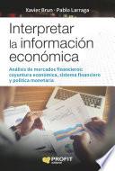 Libro Interpretar la información económica