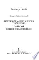 Libro Introducción al derecho indiano y novohispano