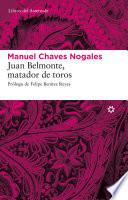 Libro Juan Belmonte, matador de toros