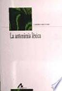 Libro La antonimia léxica