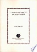 Libro La Constitución americana y el arte de escribir