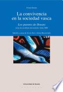 Libro La convivencia en la sociedad vasca - Vol. I