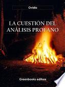 Libro La cuestión del análisis profano