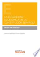 Libro La estabilidad económica en la Constitución Española