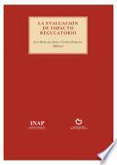 Libro La evaluación del impacto regulatorio