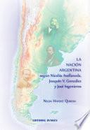 Libro La Nación Argentina según Nicolás Avellaneda, Joaquín V. González y José Ingenieros