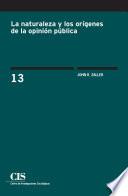 Libro La naturaleza y los orígenes de la opinión pública