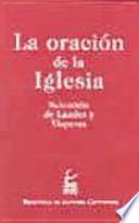 Libro La oración de la Iglesia