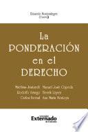 Libro La ponderación en el derecho
