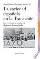 Libro La sociedad española en la Transición
