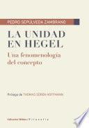 Libro La unidad en Hegel