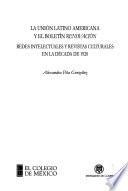 Libro La Unión Latino Americana y el Boletín Renovación