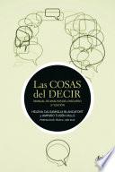 Libro Las cosas del decir