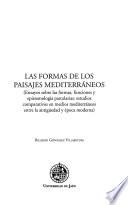 Libro Las formas de los paisajes mediterráneos