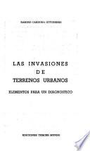 Libro Las invasiones de terrenos urbanos
