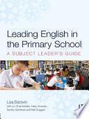 Libro Leading English in the Primary School
