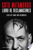 Libro Libro de reclamaciones