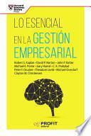 Libro Lo esencial en la gestion empresarial