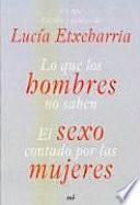 Libro Lo que los hombres no saben