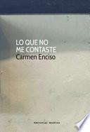 Libro Lo que no me contaste