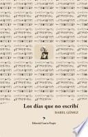 Libro Los días que no escribí